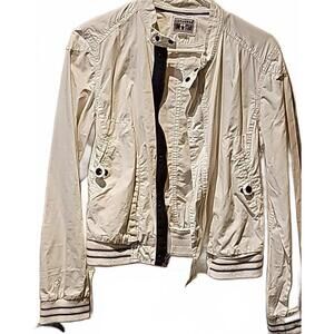 Converse Women's Cream Bomber Jacket
